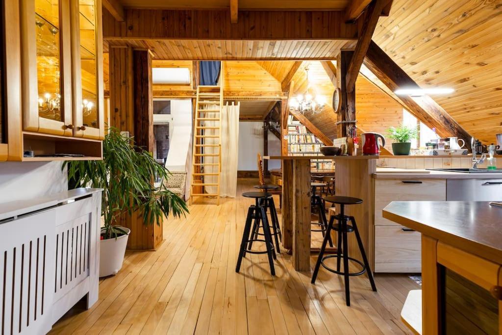 Rooftop 180M2 Loft With Private Sauna, Bratislava Ngoại thất bức ảnh